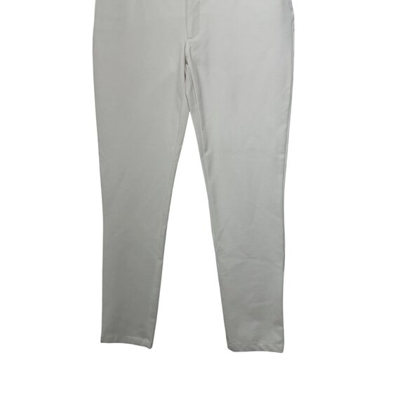 Karl Lagerfeld Paris Womens Slim Fit 3 Buttons High-Waisted White Pants Size 8 - Picture 10 of 12